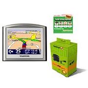 Tomtom One Gb V3/CASE/HOME Charger/Fun Voices